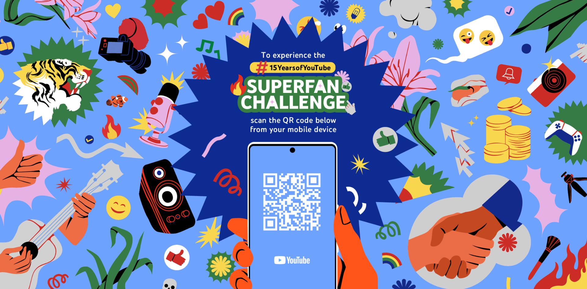 Youtube Superfan Challenge website screenshot