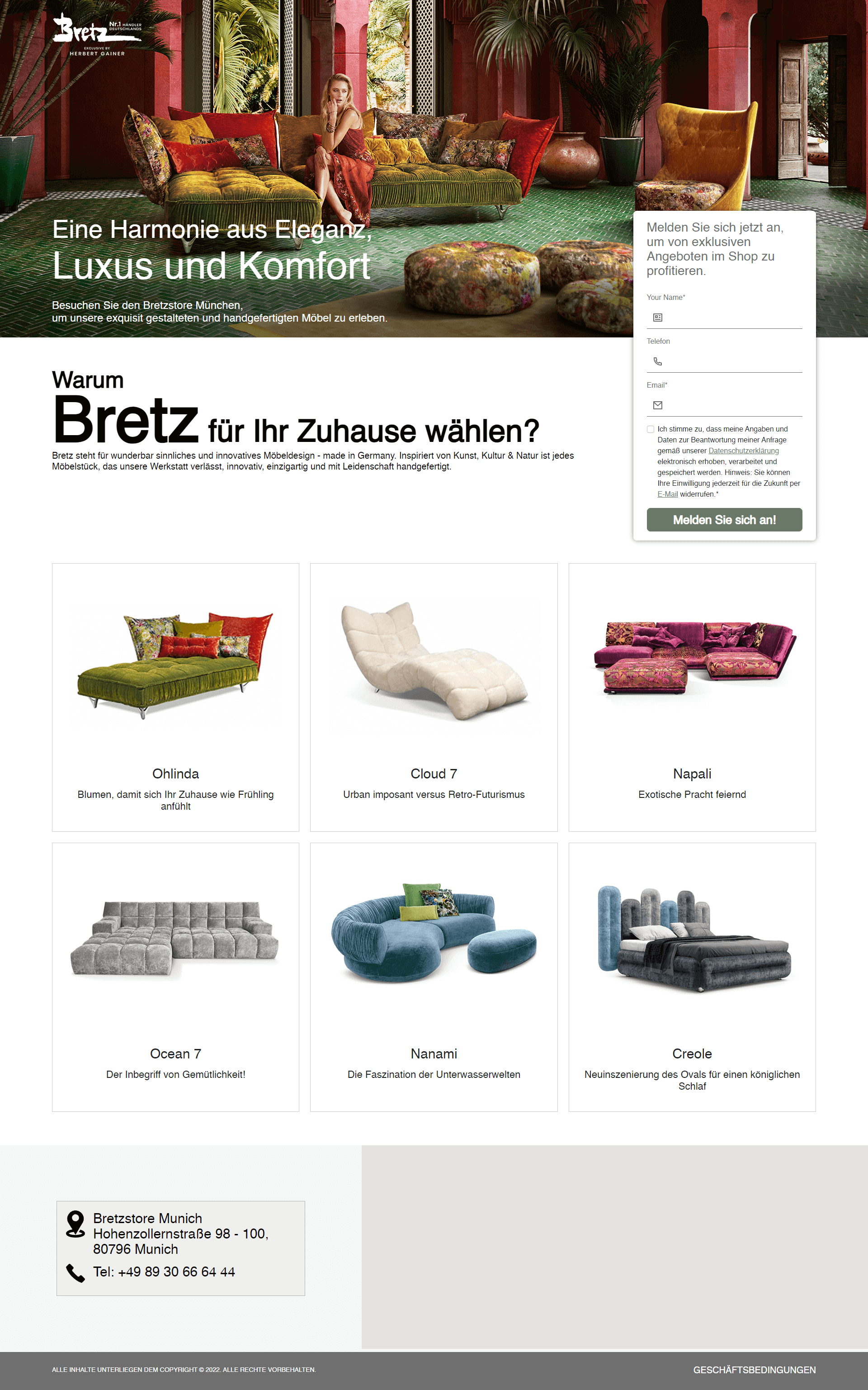 bretz website screenshot